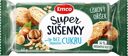 Emco Super Sušenky 60 g  Lísk. Oříšek