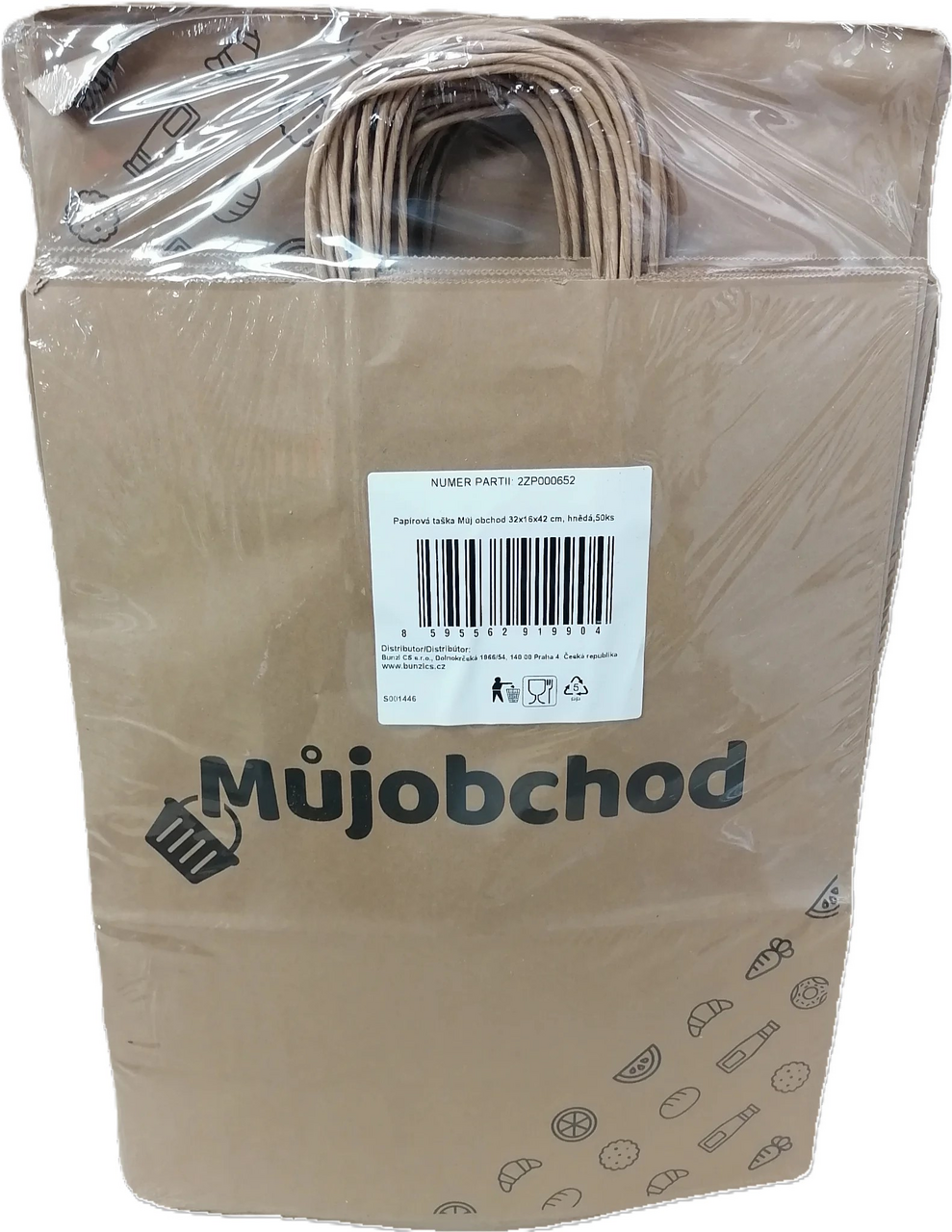 Taška papírová Můj obchod 50 ks