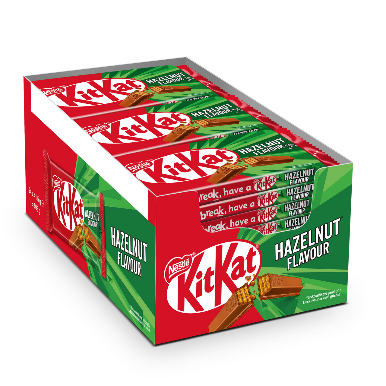 KitKat 4F Lískový oříšek 24 x 41,5 g