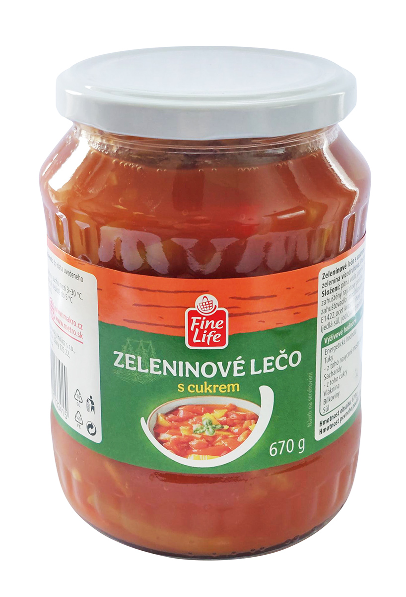 Fine Life Zeleninové lečo 670 g