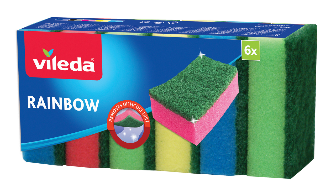 vileda Rainbow houbička 6 ks