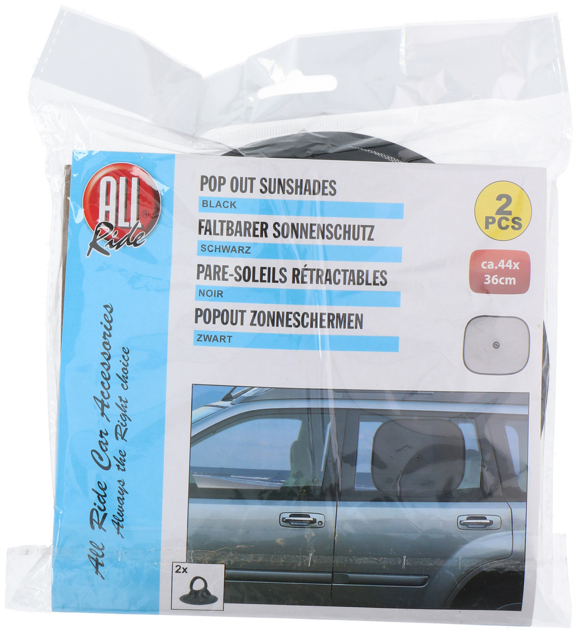 ALLRIDE Sluneční clona s přísavkou 1 ks