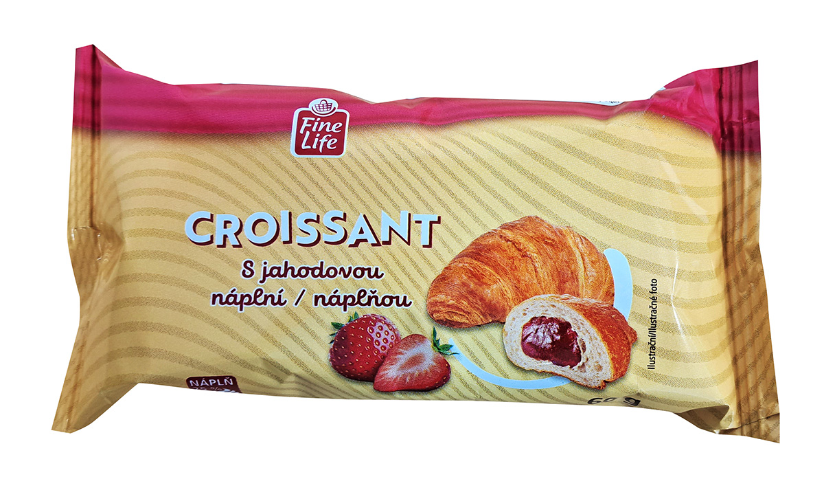 Fine Life Croissant Jahoda 30 x 60 g
