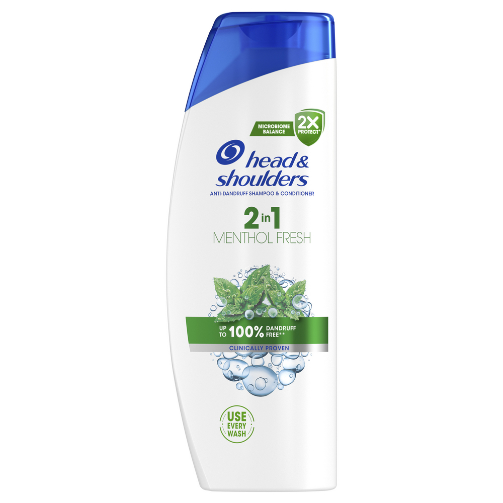 head & shoulders 2v1 Menthol Šampon na vlasy 400 ml