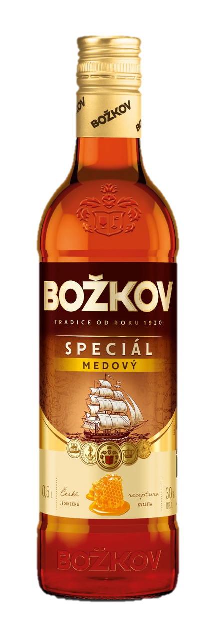 BOŽKOV Medový 30 % 500 ml