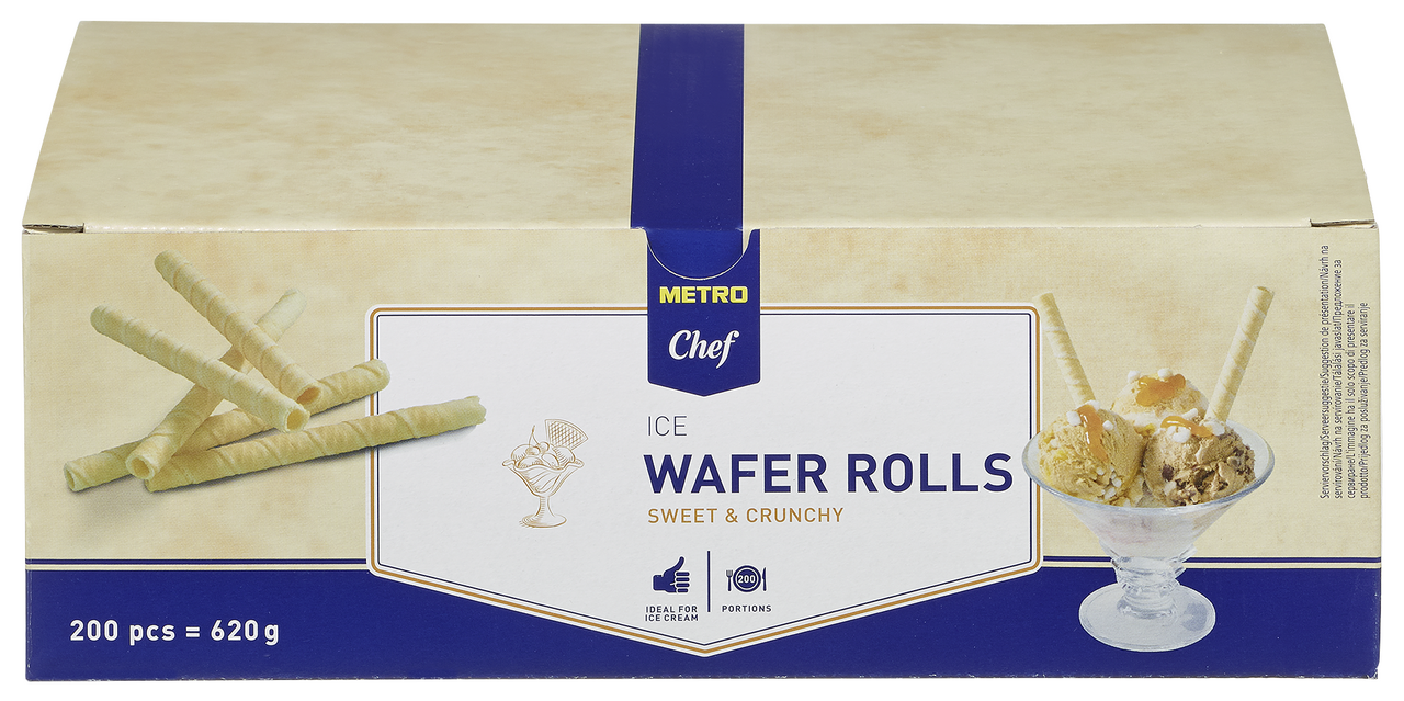 METRO Chef Zmrzlinové trubičky 200 ks