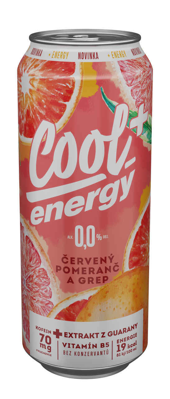 Cool+ Energy 500 ml plech