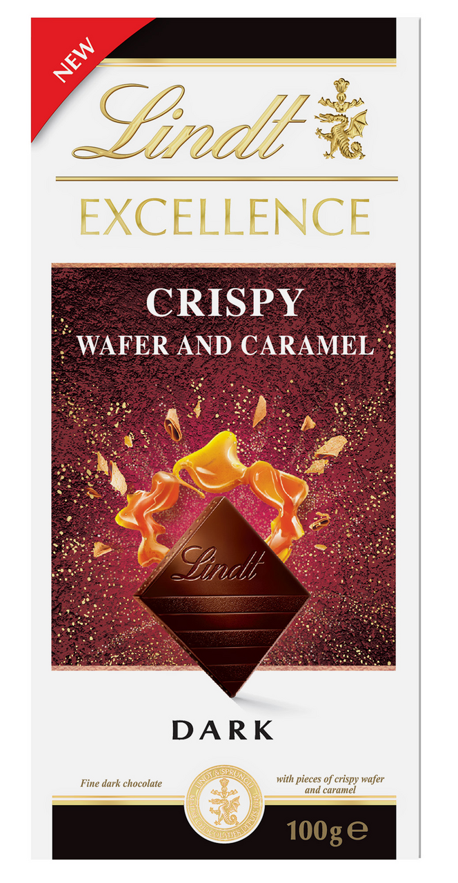 Lindt Excellence Crispy Caramel 100 g