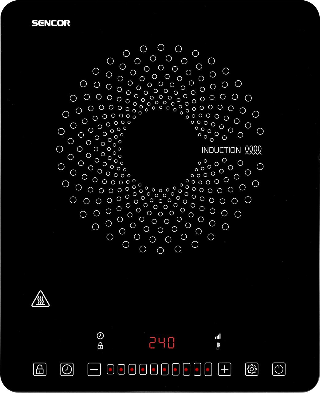 SENCOR Vařič indukční SCP 3701 Black 1 ks