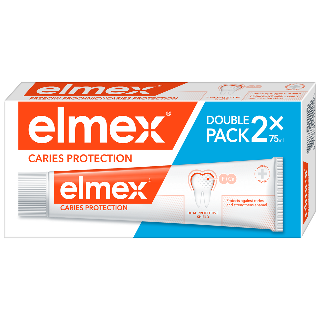 elmex Caries Protect zubní pasta 2 x 75 ml