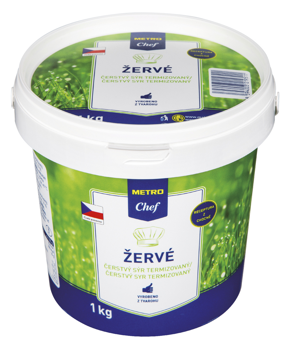 METRO Chef Žervé čerstvý termizovaný sýr 16 % chlaz. 1 kg