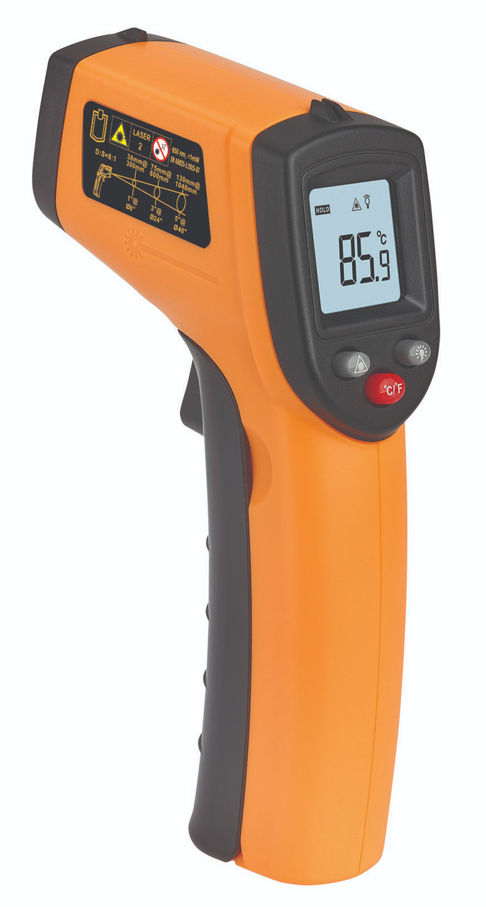 METRO PROFESSIONAL Teploměr infračervený -50/400°C 1 ks