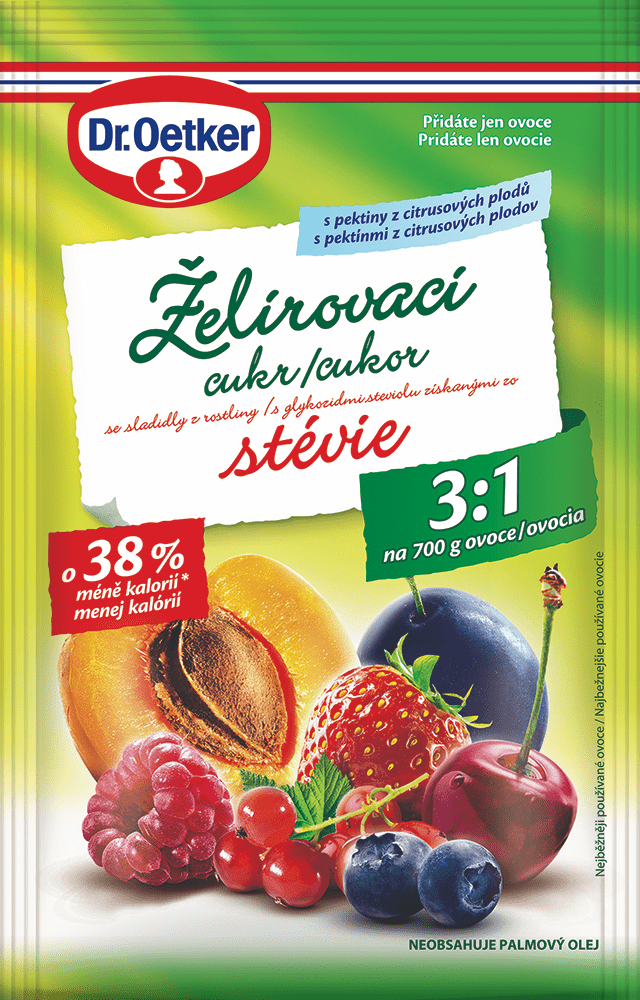 Dr. Oetker Želírovací cukr se stévií 250 g