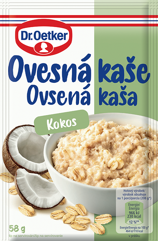 Ovesná kaše kokos 58 g