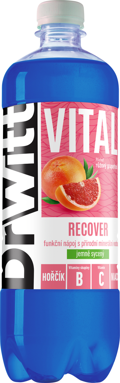 DrWitt Vital Recover vitaminová voda 12 x 750 ml