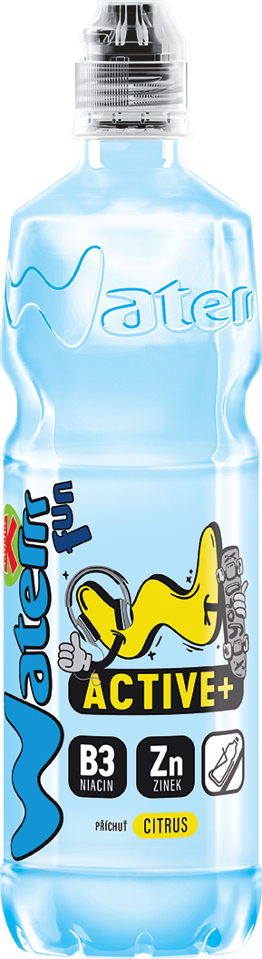 KUBÍK Waterrr citrus 6 x 750 ml