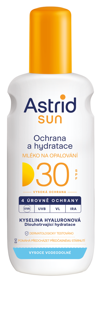 Astrid Mléko na opalování sprej OF 30 200 ml