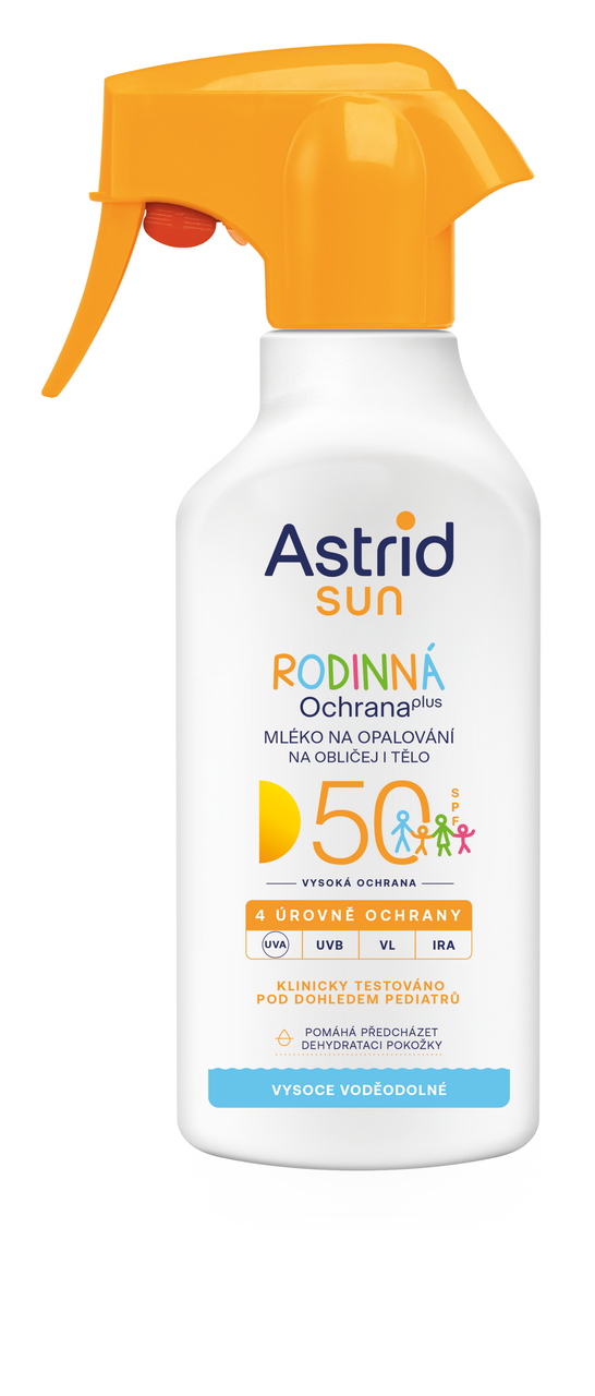 Astrid Rodinné mléko na opalování OF 50 270 ml