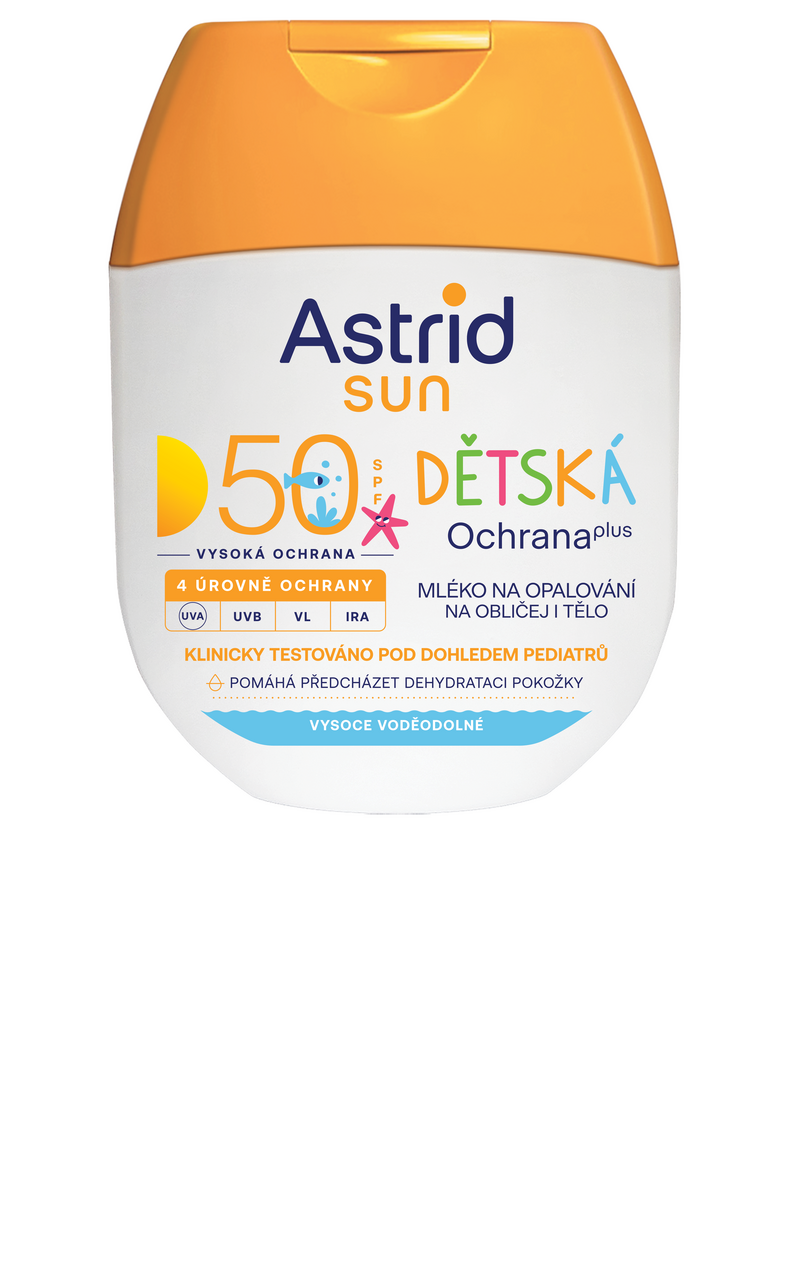 Astrid Dětské mléko na opalování OF 50 60 ml