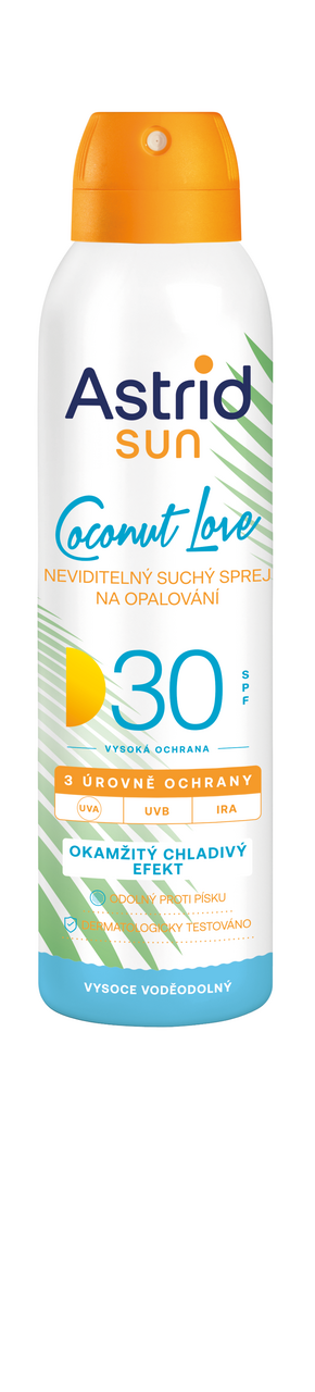 Astrid Neviditelný suchý sprej na opalování OF 30 150 ml