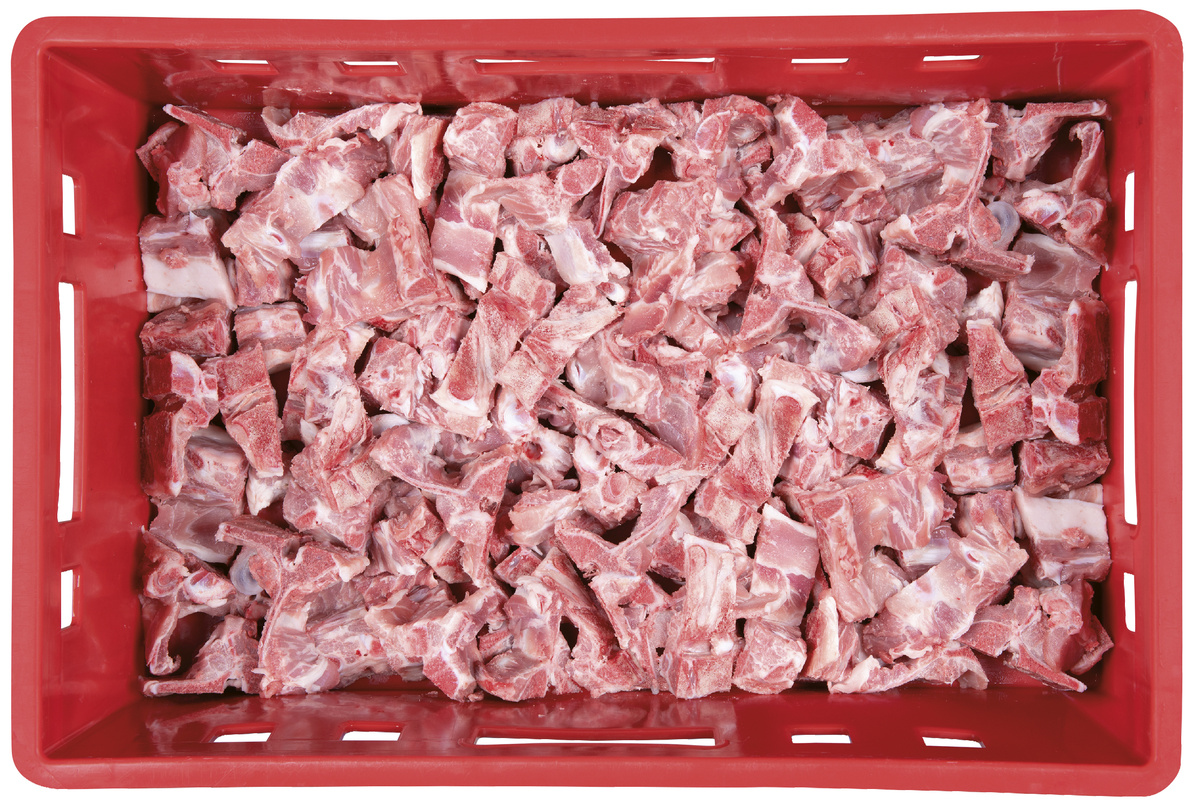 Vepřové kosti masité volně ložené chlaz. cca 8 kg vlastní výroba