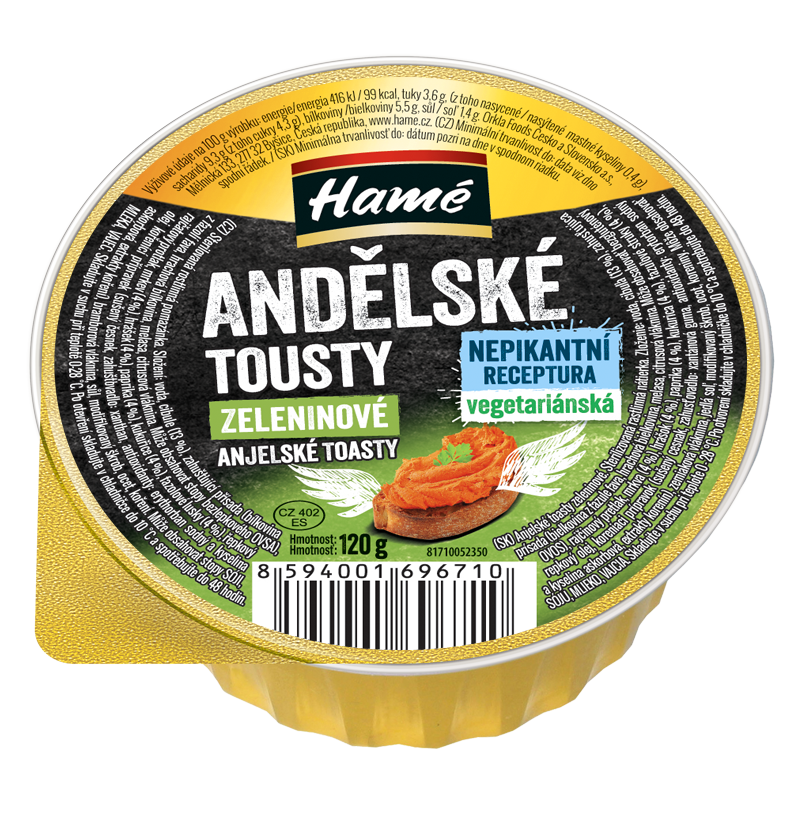 Hamé Andělské tousty zeleninové 16 x 120 g