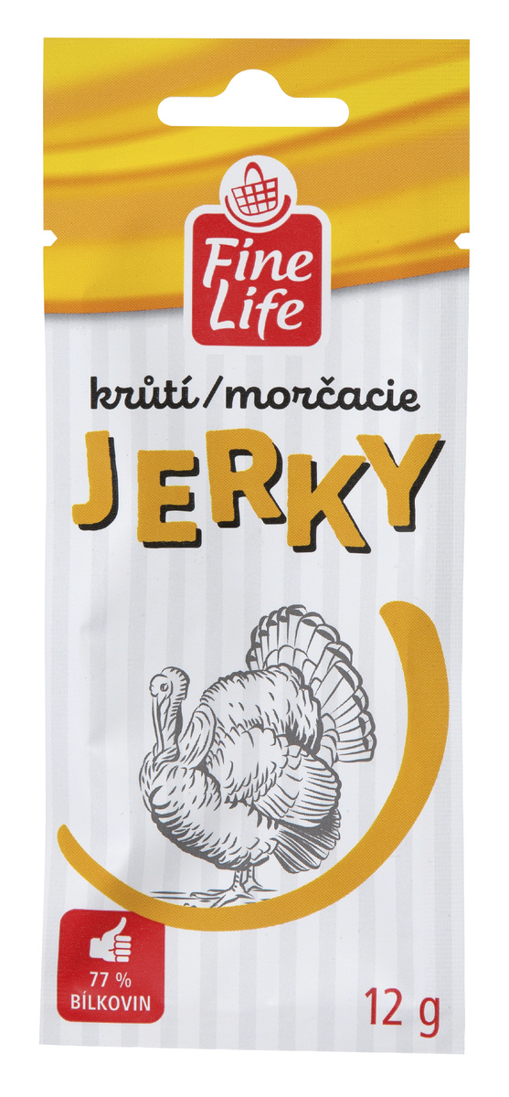 Fine Life Jerky krůtí natural 12 g