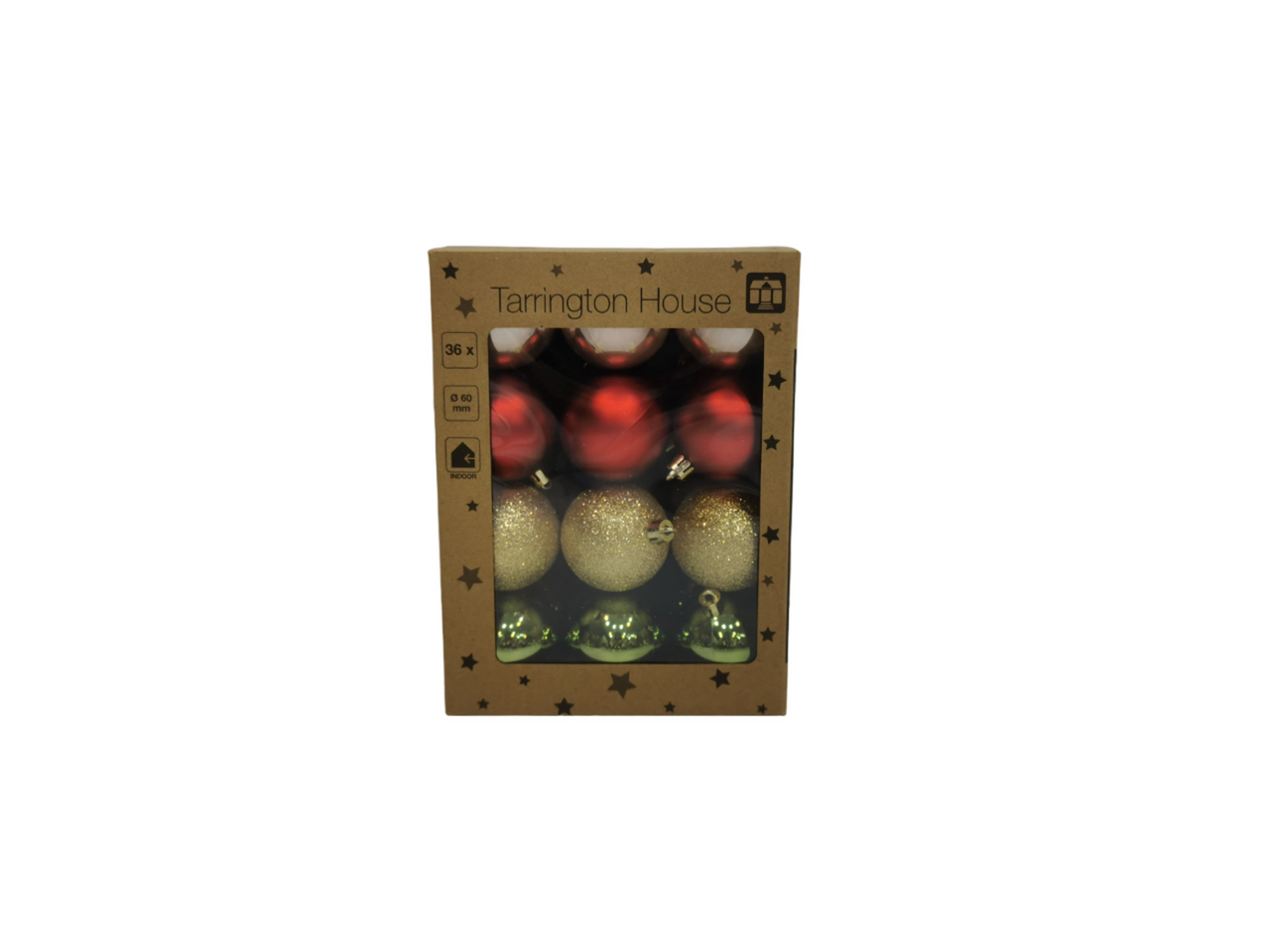 Tarrington House Vánoční koule 6 cm mix 36 ks