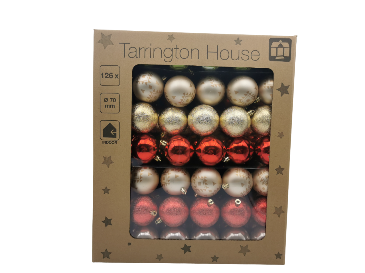 Tarrington House Vánoční koule mix 126 ks