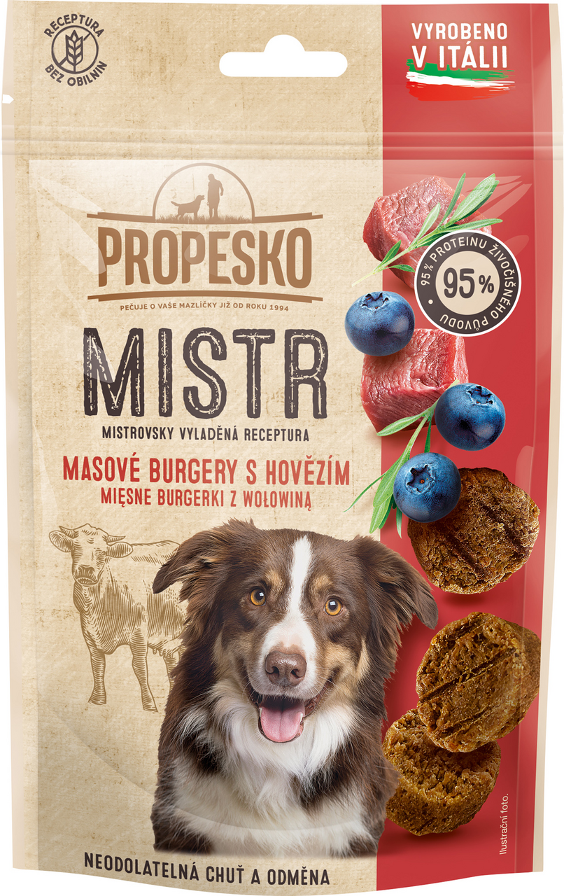 PROPESKO Mistr Burger hovězí 60 g