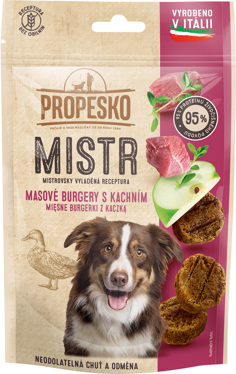PROPESKO Mistr Burger kachní 60 g