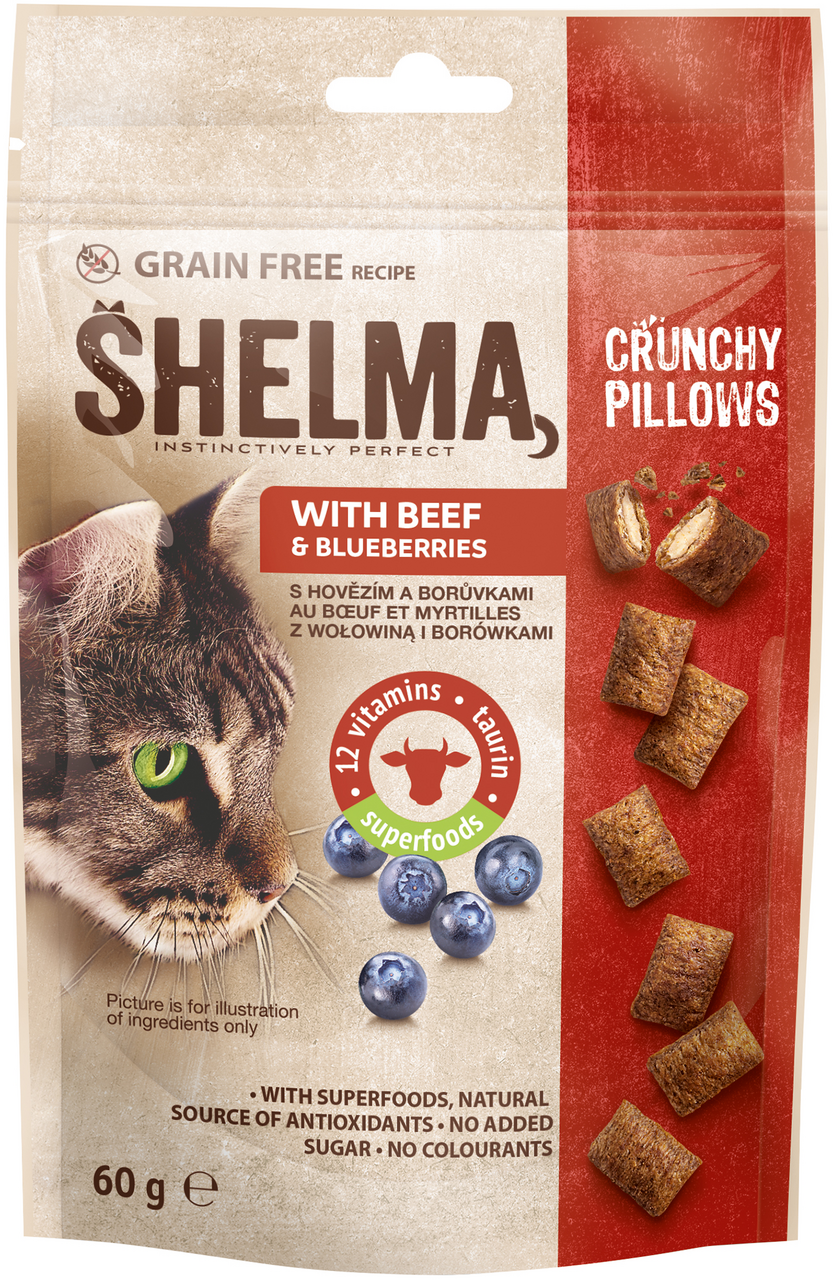 SHELMA Snack hovězí 60 g