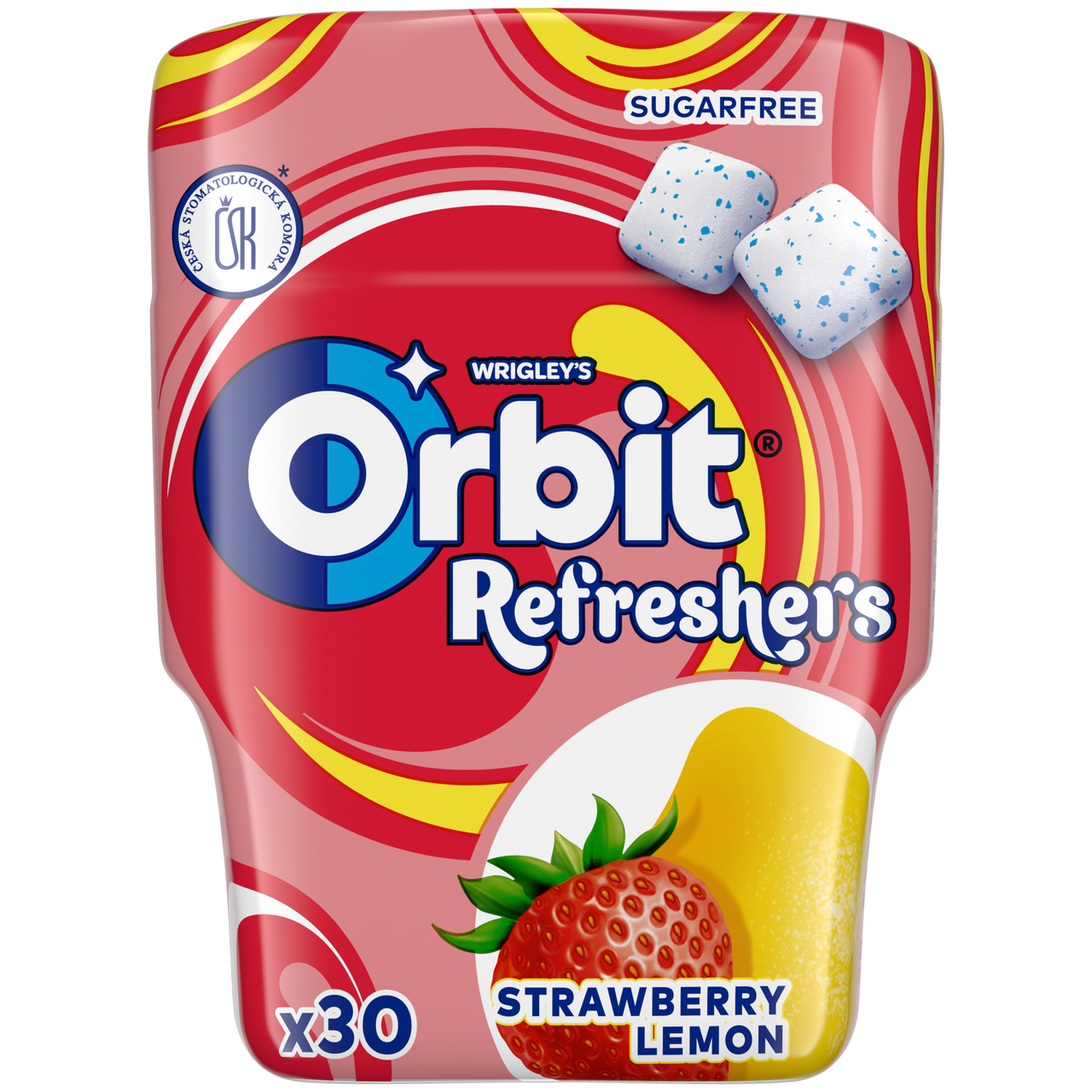 Orbit Refreshers jahoda citrón 67 g