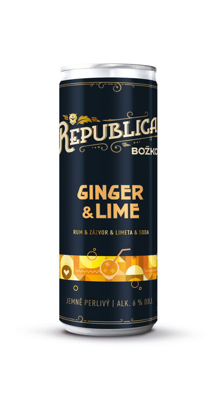 BOŽKOV Republica Ginger 6 % 4 x 250 ml