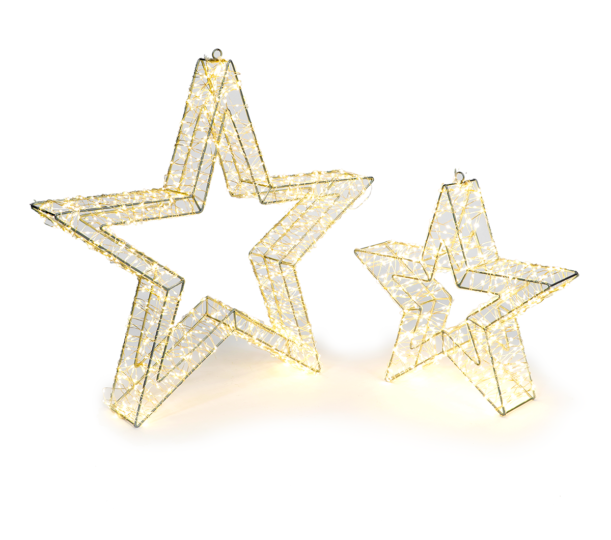 Tarrington House Vánoční hvězdy LED set 2 ks