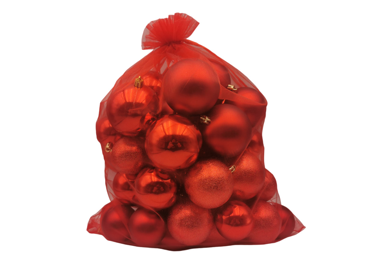 Tarrington House Vánoční koule 60/ 70/ 80 mm červené 1 ks