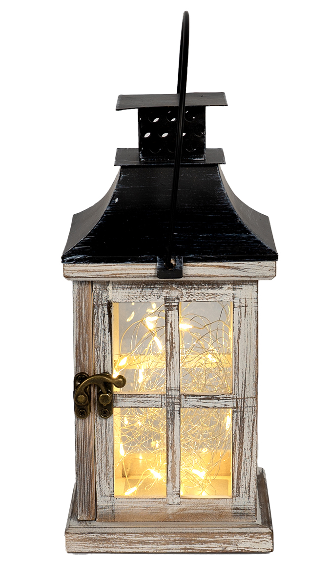 Tarrington House Lucerna dřevěná 26 cm 2ASS 1 ks