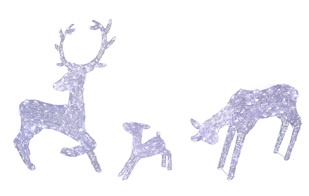 Tarrington House Sobí rodina akryl set 3 ks