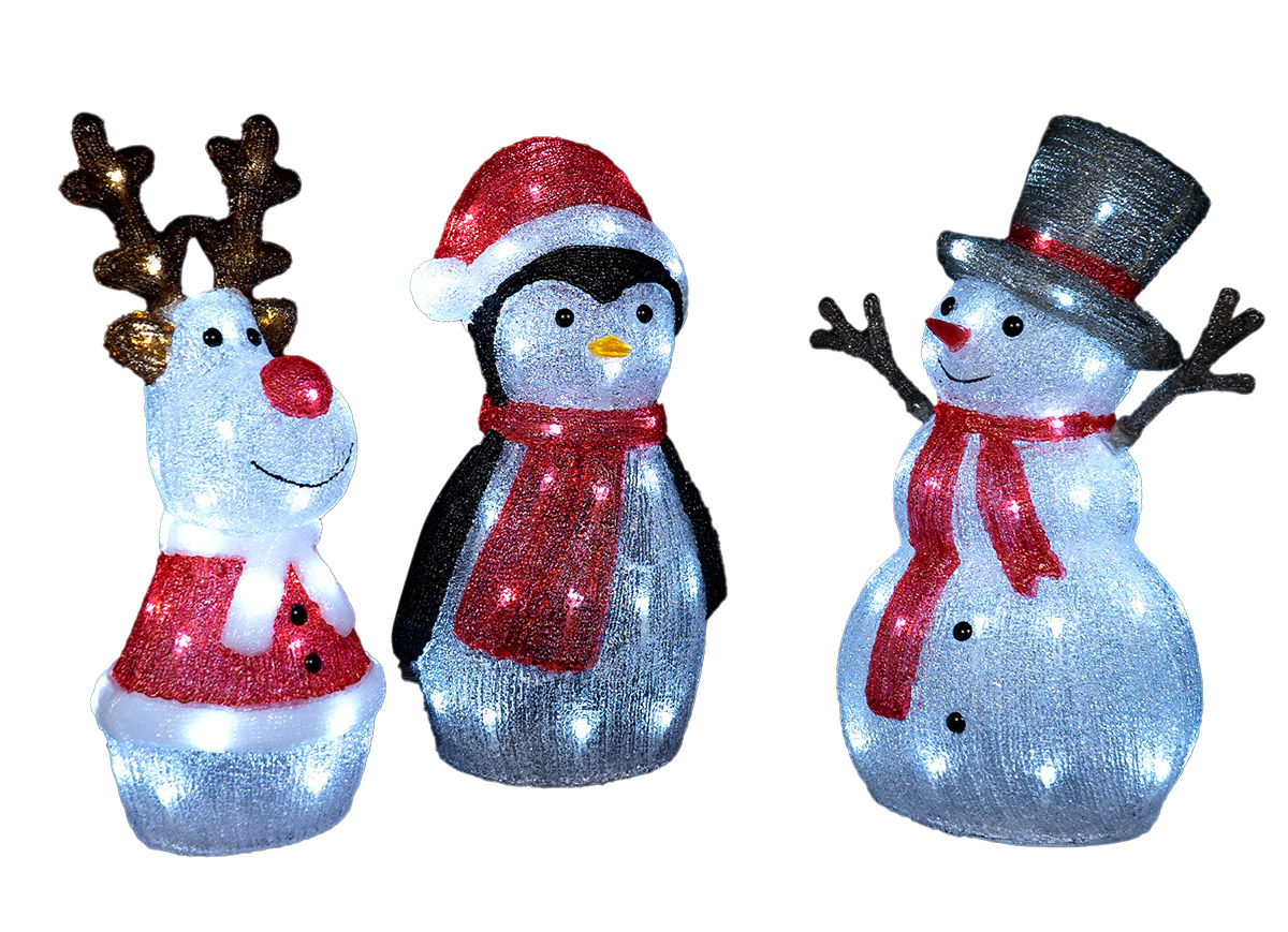 Tarrington House Postavy akrylové 45 cm 3ASS 1 ks