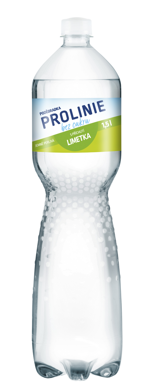 PODĚBRADKA Prolinie Voda jemně perlivá limetka 6 x 1,5 l