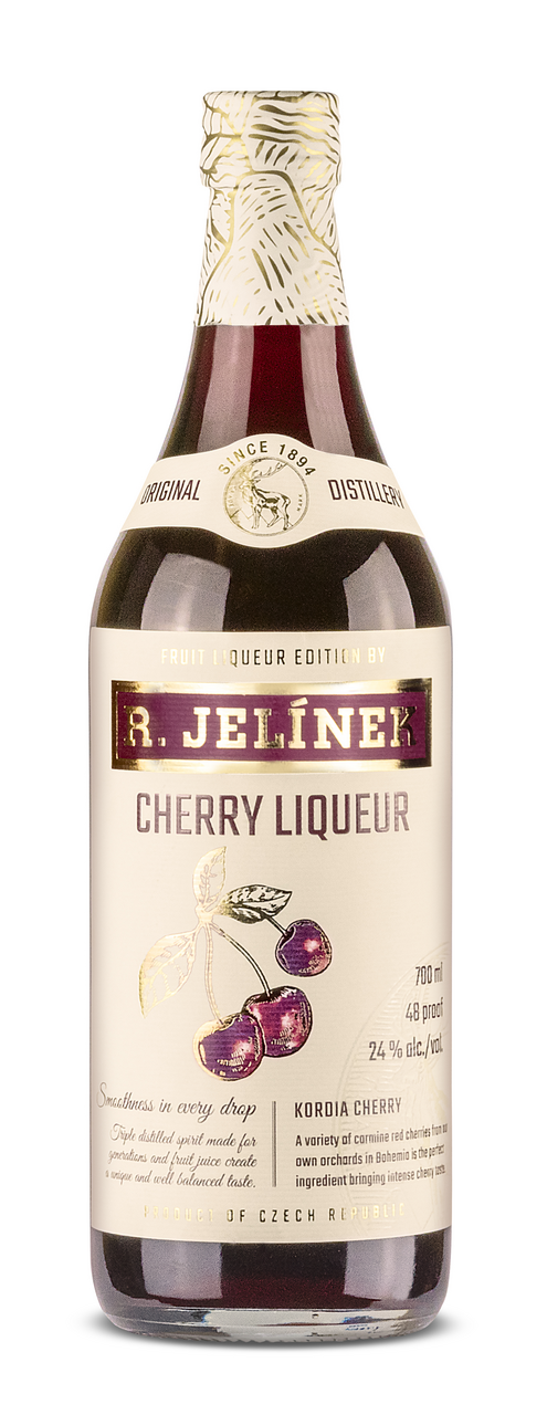 R. JELÍNEK Cherry Liqueur Kosher 24 % 700 ml