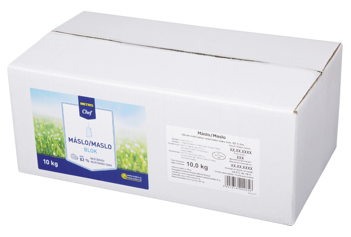 METRO Chef Máslo 82 % chlaz. 10 kg