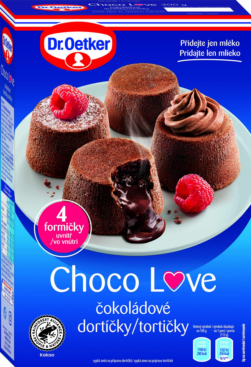 Dr. Oetker Směs Choco Love 4 x 300 g