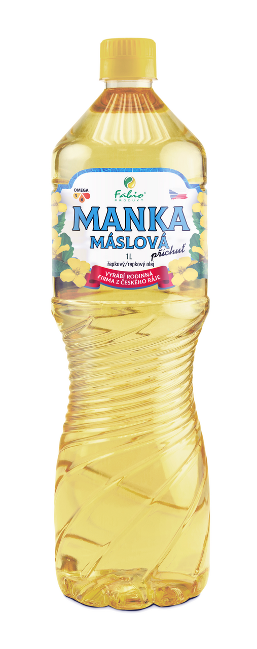FABIO PRODUKT Manka Máslová Olej řepkový 15 x 1 l