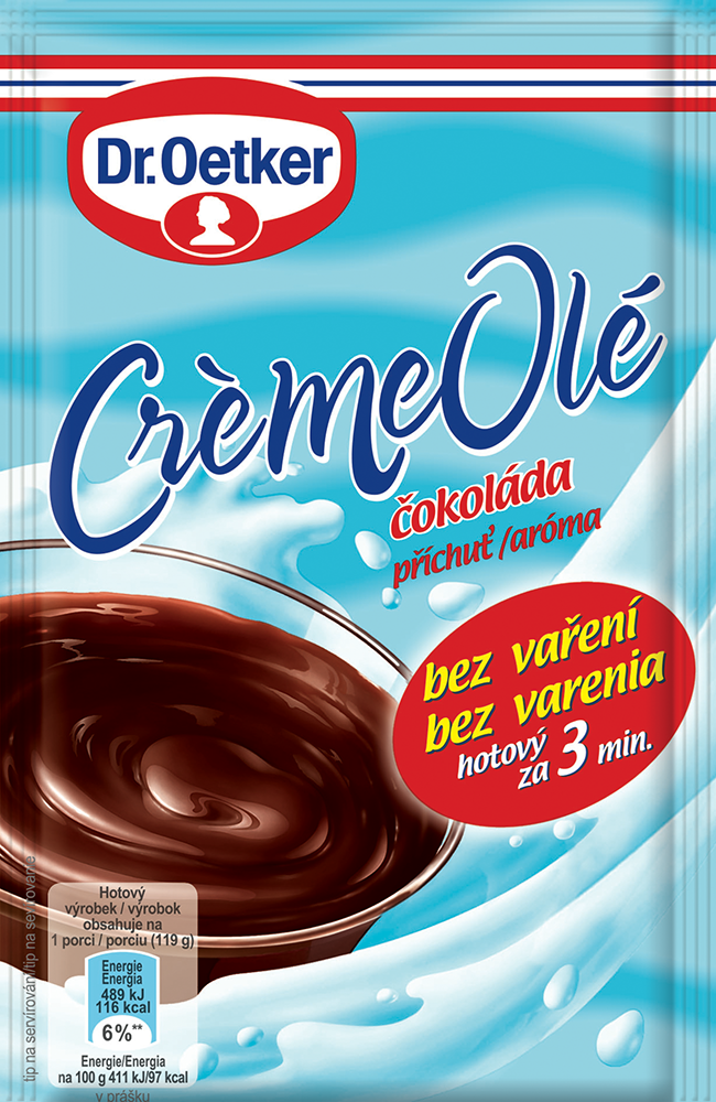 Dr. Oetker Creme Olé příchuť čokoláda 56 g