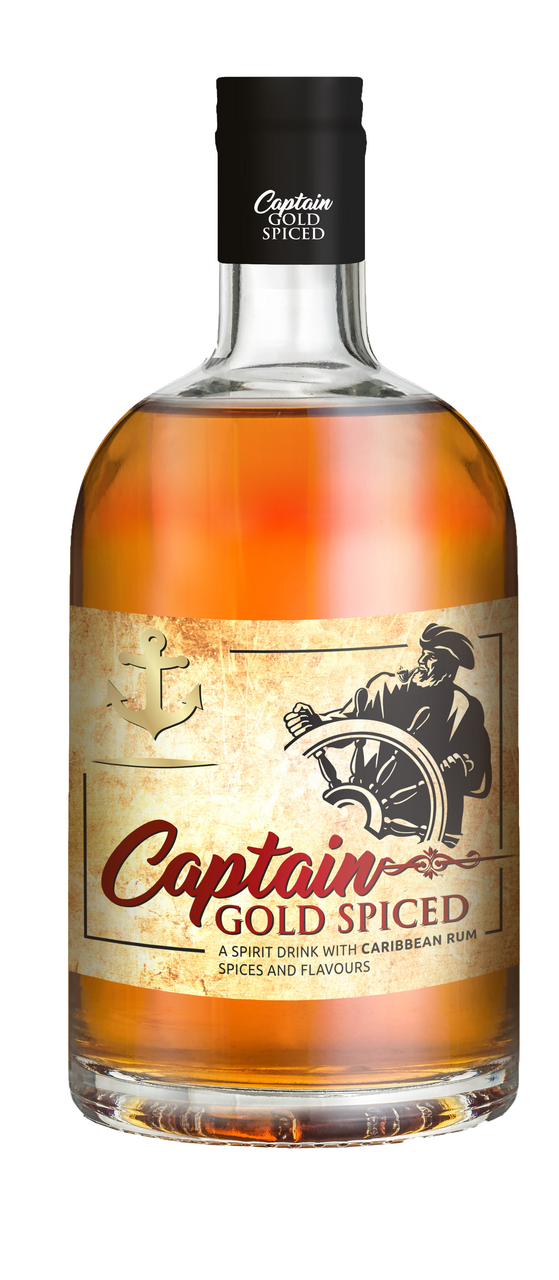 Captain Gold Spiced 35 % 500 ml