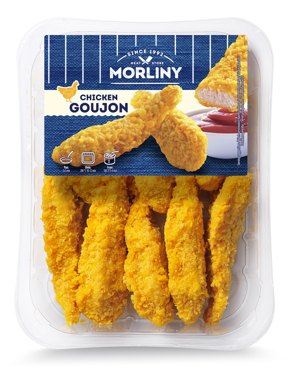 MORLINY Kuřecí stripsy formované chlaz. 350 g