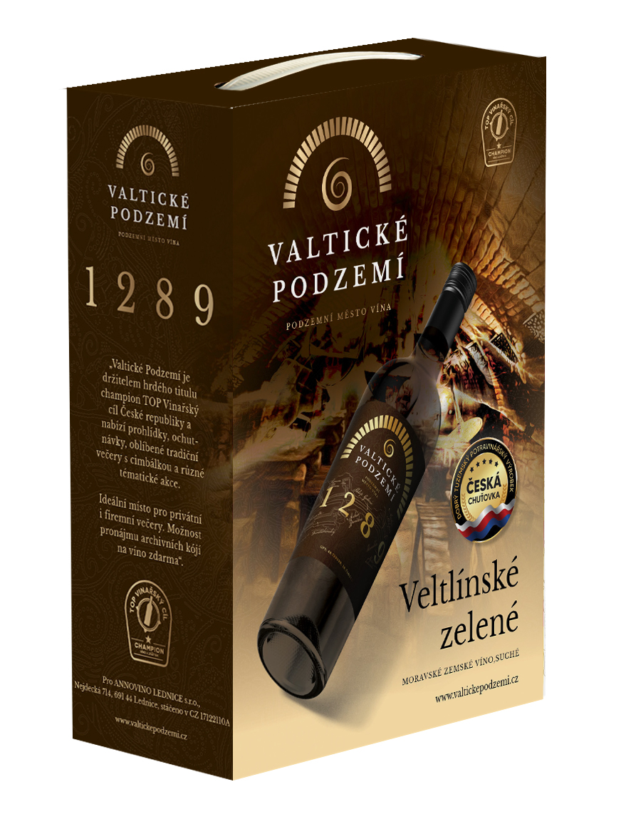 Valtické Podzemí Veltlínské zelené 3 l BiB
