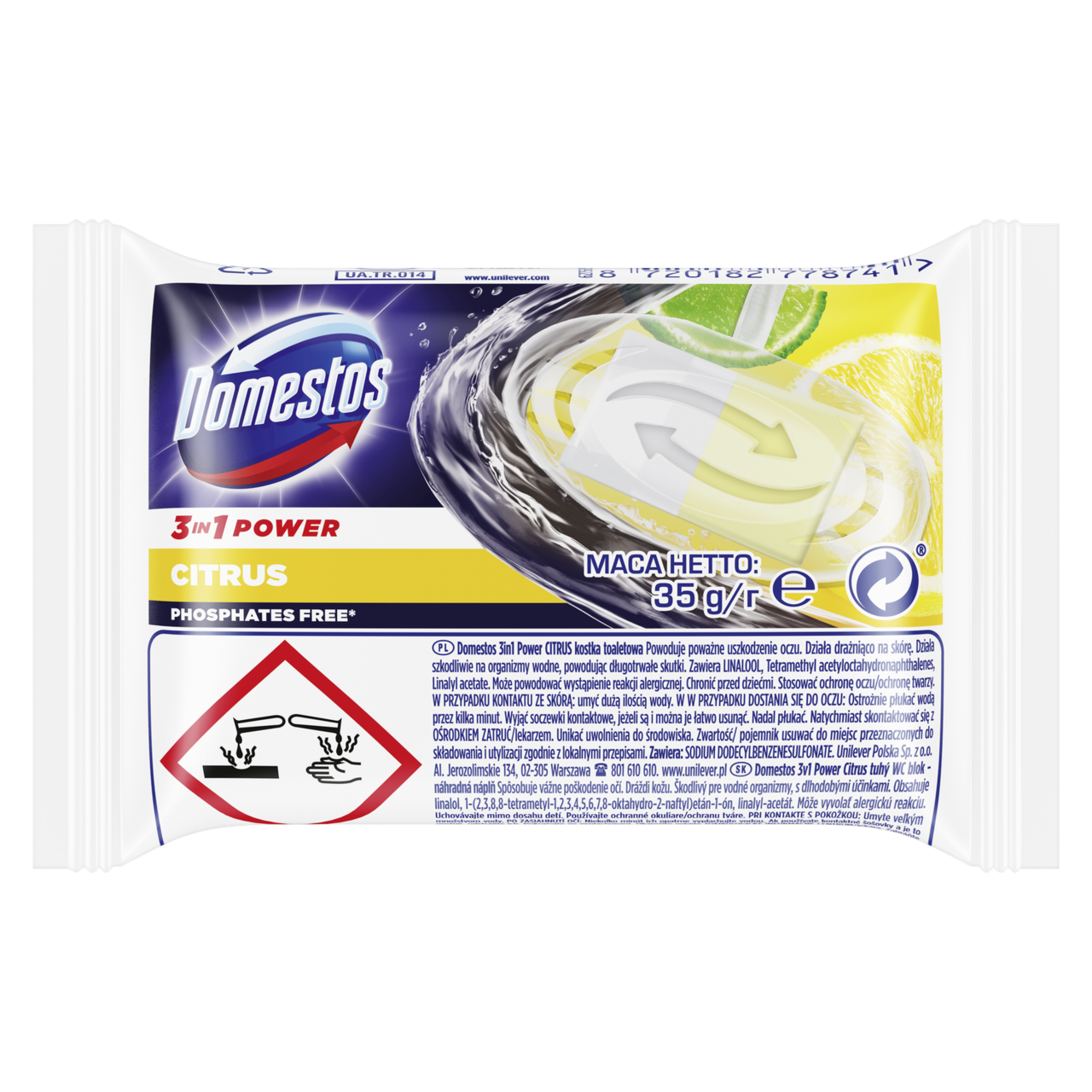 Domestos WC blok klec citrus náhradní náplň 35 g