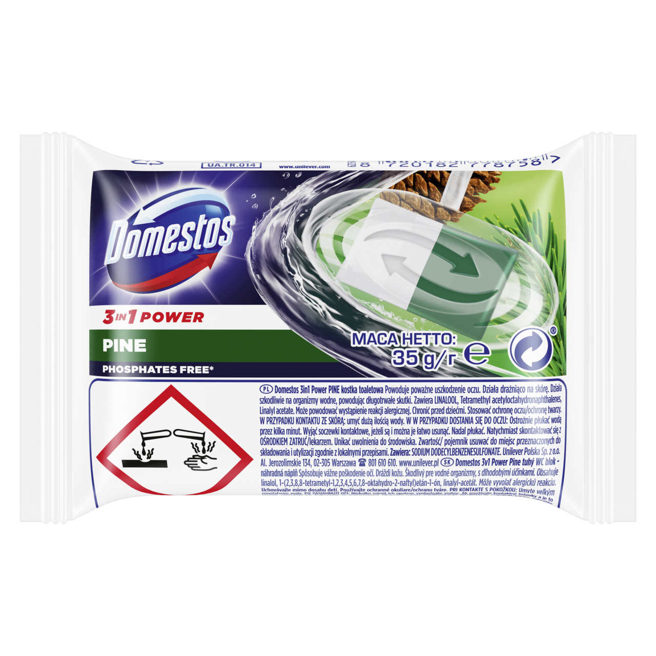 Domestos WC Pine náhradní náplň 35 g